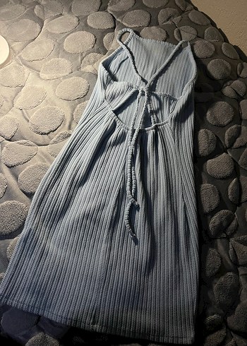 KOTON
Mavi sırt dekolteli elbise - Görsel 2