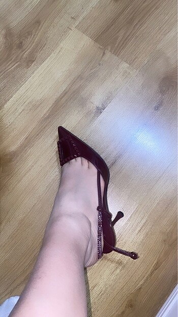 38 Beden bordo Renk Mango stiletto