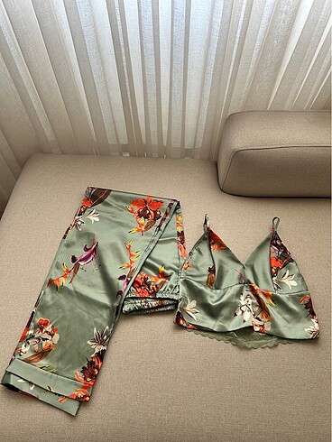 Saten pijama takımı