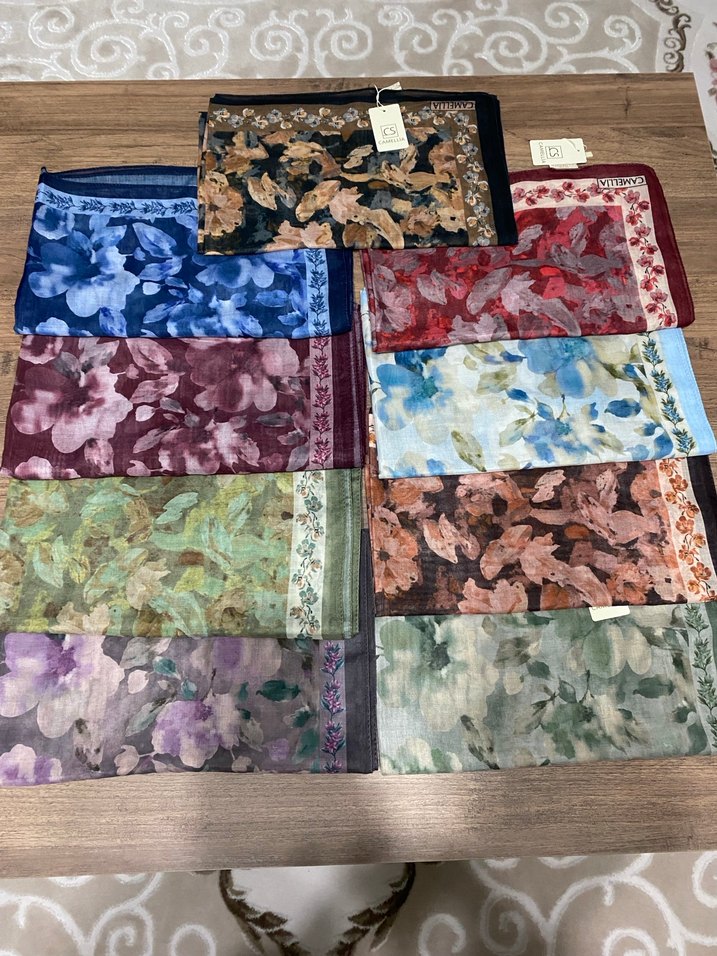 Cs Camelia Scarf Rami  Şal - Görsel 2