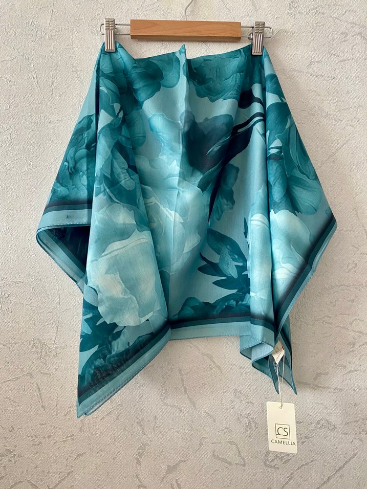 Cs Camelia Scarf Lotus Desen Soft Eşarp - Görsel 4