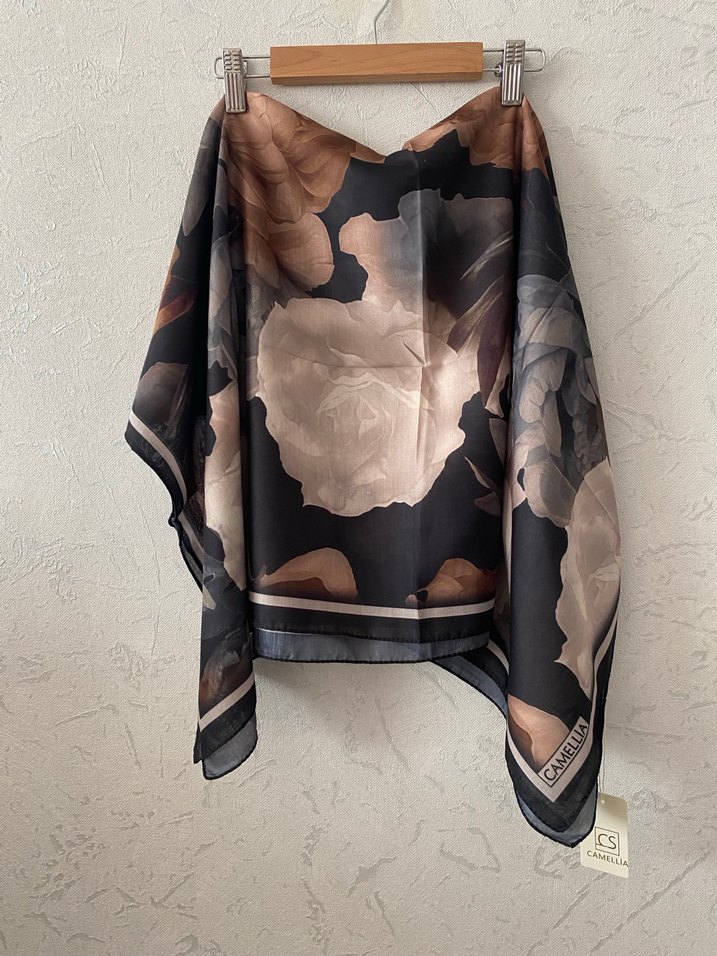 Cs Camelia Scarf Lotus Desen Soft Eşarp - Görsel 3