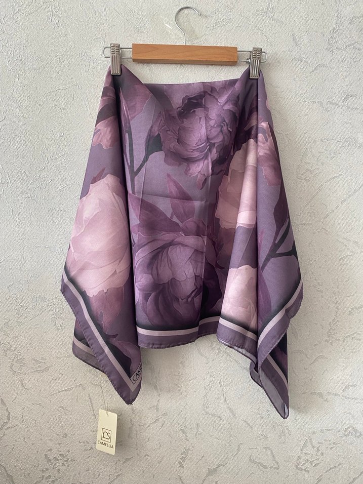 Cs Camelia Scarf Lotus Desen Eşarp - Görsel 3
