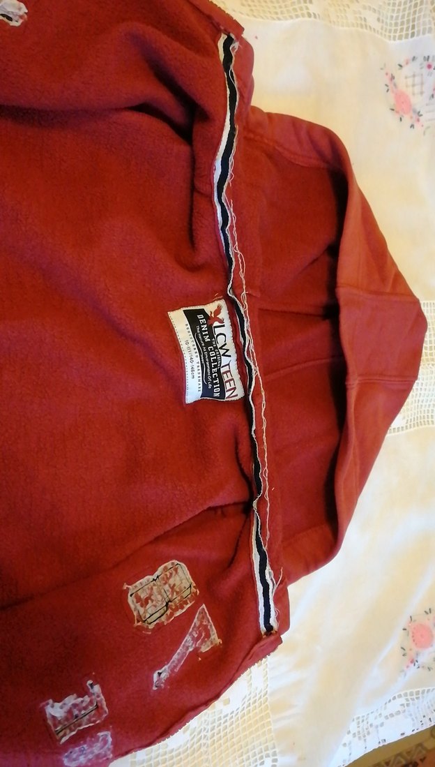 Kırmızı Fermuarlı Erkek Sweatshirt - Görsel 4