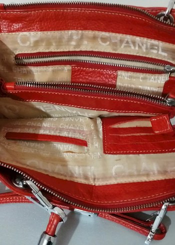 Çok şık Kırmızı çanta. - Görsel 3