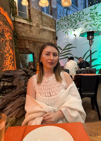 Beyaz Etnik Desenli Sıfır Kollu Uzun Elbise - Görsel 3