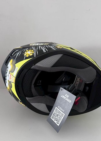 Axxis Draken S Bomb Grey Kapalı Kask - M - Görsel 6