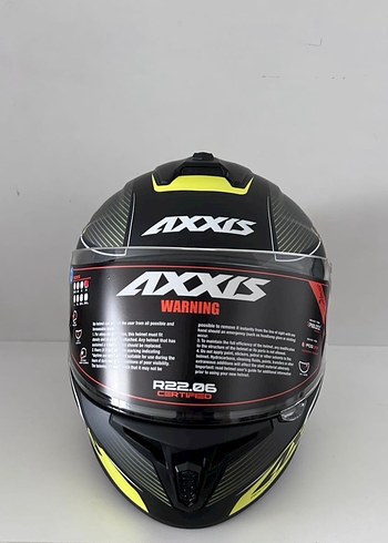 Axxis Draken S Bomb Grey Kapalı Kask - M - Görsel 2