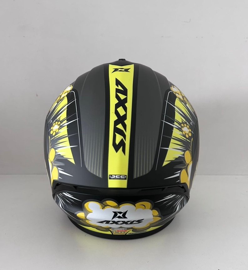 Axxis Draken S Bomb Grey Kapalı Kask - M - Görsel 4