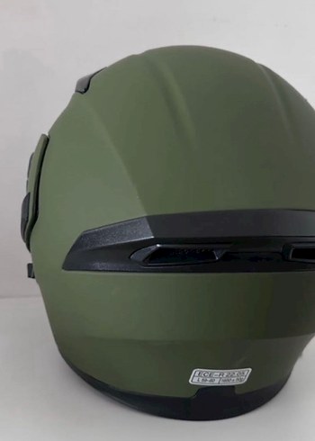 JK-902 Mat Yeşil Çene Açılır Kask - L - Görsel 7