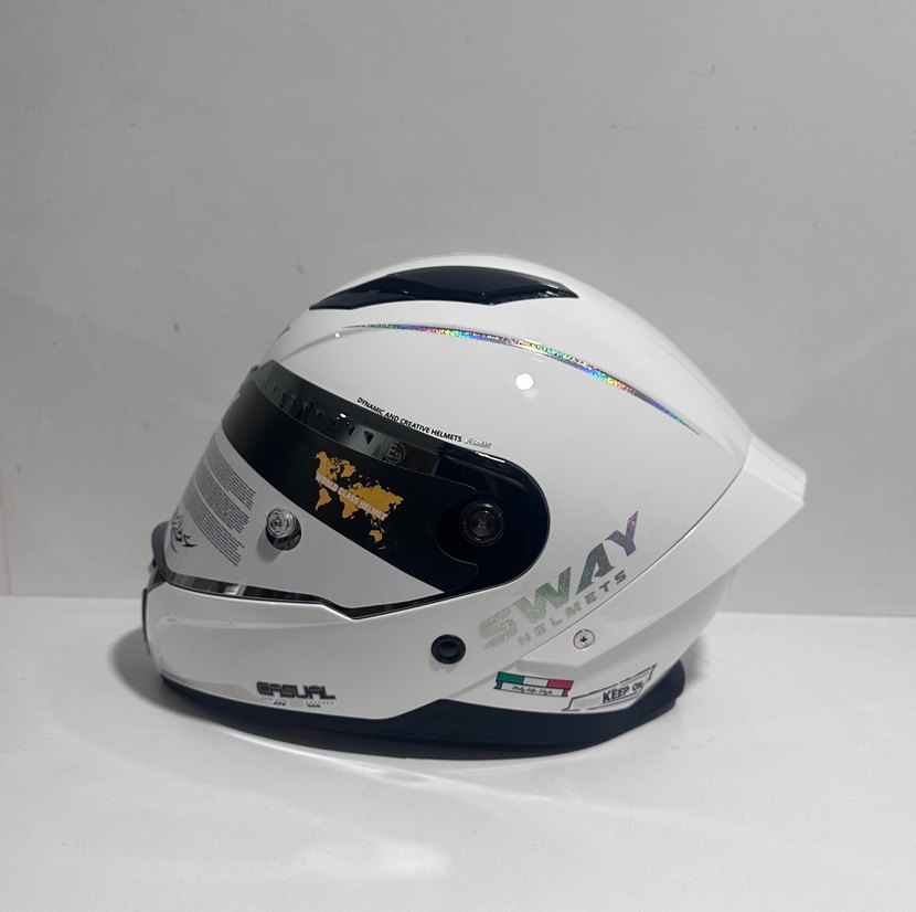 Sway SW 850 White Kapalı Kask - L - Görsel 2