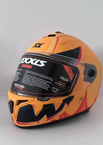 Axxis Draken S Pumpkin Mat Yellow Kapalı Kask - XXL - Görsel 2