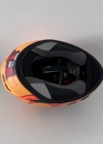 Axxis Draken S Pumpkin Mat Yellow Kapalı Kask - XXL - Görsel 6