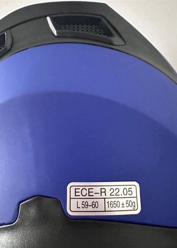 JK-902 Mat Mavi Çene Açılır Kask - L - Görsel 6