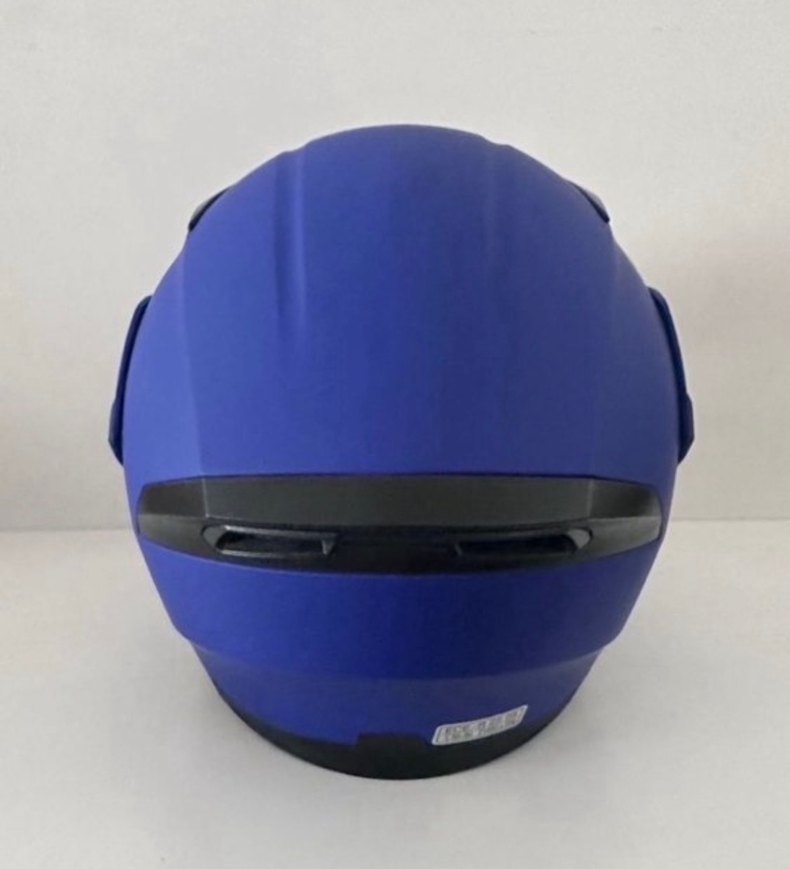 JK-902 Mat Mavi Çene Açılır Kask - L - Görsel 4