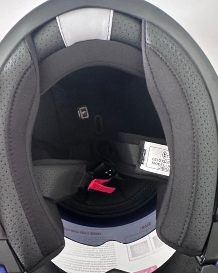 JK-902 Mat Mavi Çene Açılır Kask - L - Görsel 5