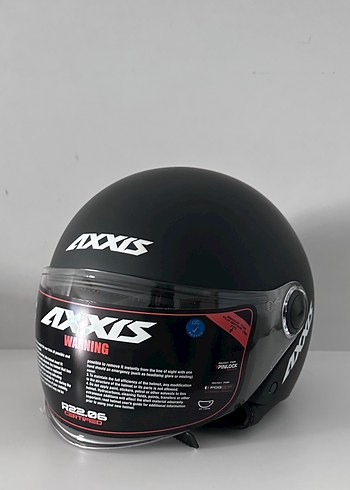 Axxis Square S Mat Siyah Yarım Kask - XL - Görsel 3