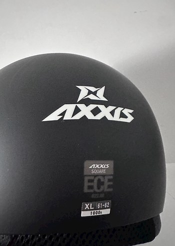 Axxis Square S Mat Siyah Yarım Kask - XL - Görsel 8