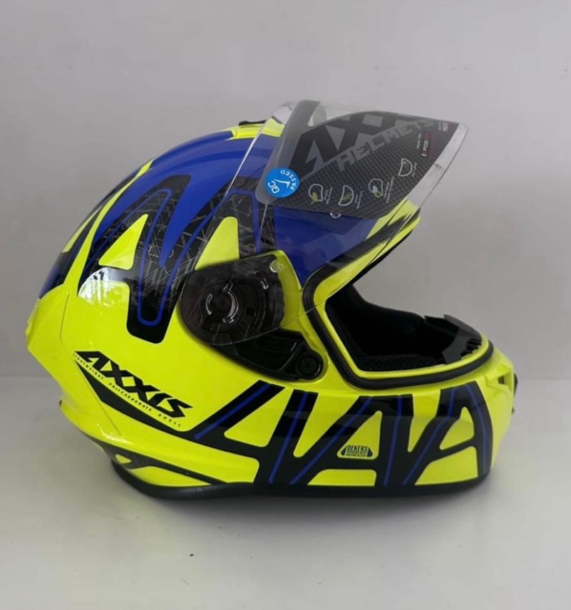 Axxis Draken Dekers Kapalı Kask - XXL - Görsel 2