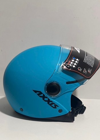 Axxis Square S Mat Blue Yarım Kask - M - Görsel 4