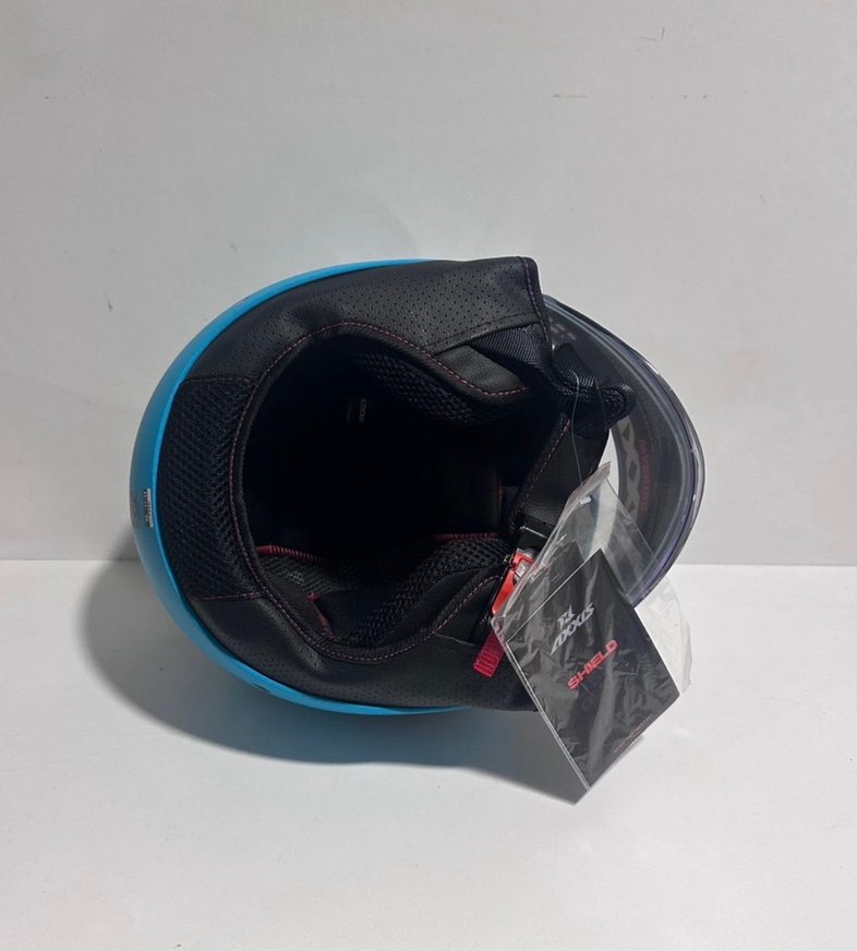 Axxis Square S Mat Blue Yarım Kask - M - Görsel 5
