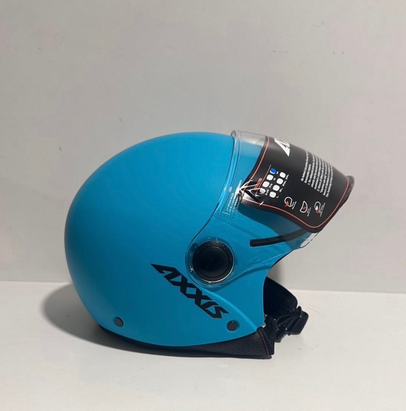Axxis Square S Mat Blue Yarım Kask - M - Görsel 4