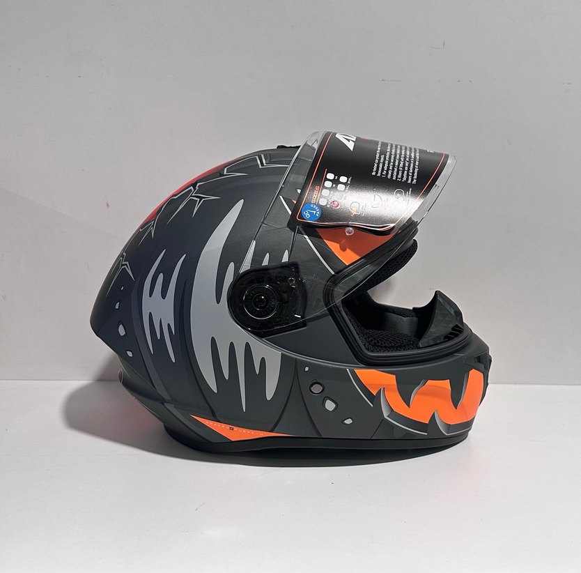 Axxis Draken S Pumpkin Orange Kapalı Kask - L - Görsel 5