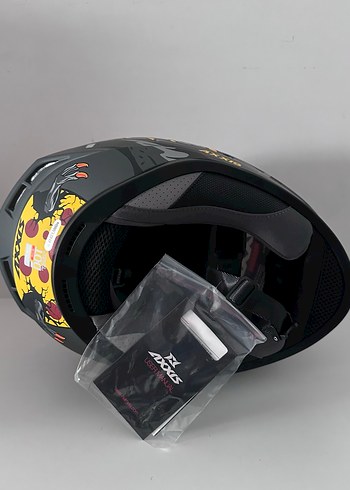 Axxis Draken S Dinotoon Mat Red Kapalı Kask - XL - Görsel 7