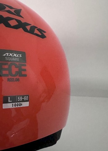 Axxis Square S Orange Yarım Kask - L - Görsel 6