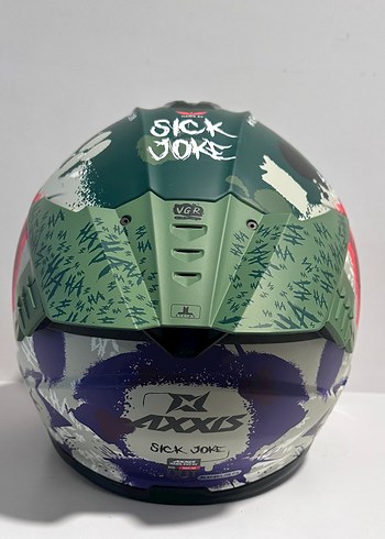 Axxis Hawk SV Evo Sick Joke Gray Kapalı Kask - XL - Görsel 5