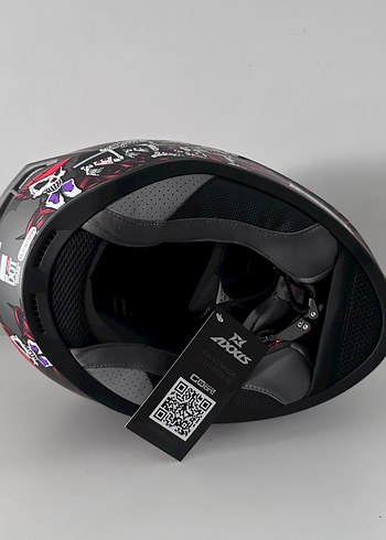 Axxis Draken S Horrorland Kapalı Kask - XXL - Görsel 7