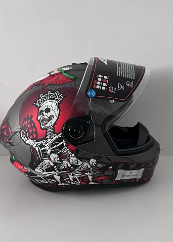 Axxis Draken S Horrorland Kapalı Kask - XXL - Görsel 4