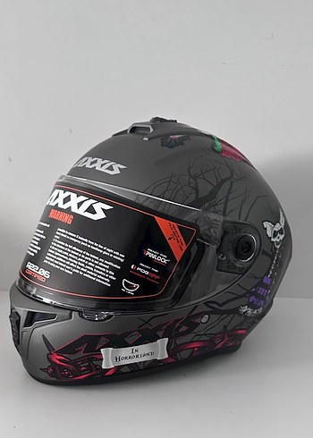 Axxis Draken S Horrorland Kapalı Kask - XXL - Görsel 2