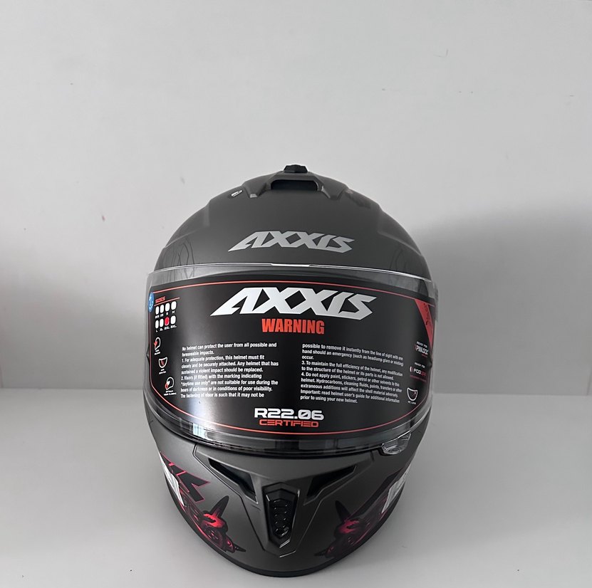 Axxis Draken S Horrorland Kapalı Kask - XXL - Görsel 3
