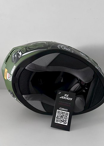 Axxis Draken S Iron Peace Kapalı Kask - M - Görsel 7