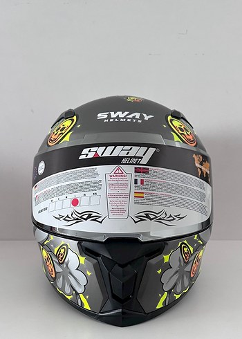 Sway SW 820 Hellboy Kapalı Kask - L - Görsel 3