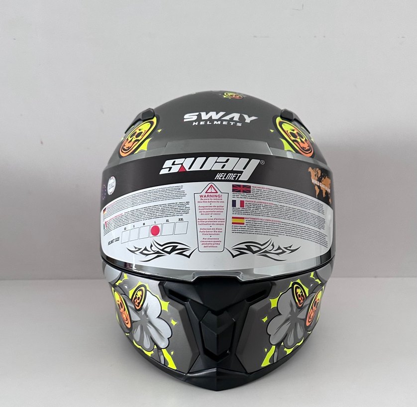 Sway SW 820 Hellboy Kapalı Kask - L - Görsel 4