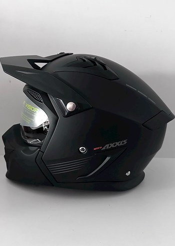 Axxis Hunter SV Mat Siyah Kask - L - Görsel 2