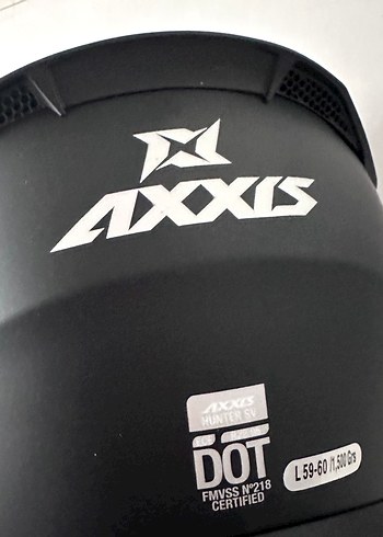 Axxis Hunter SV Mat Siyah Kask - L - Görsel 5