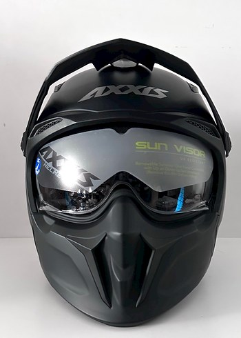 Axxis Hunter SV Mat Siyah Kask - L - Görsel 3