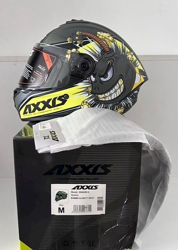 Axxis Draken S Bombs Kapalı Kask - M - Görsel 8