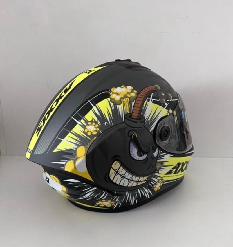 Axxis Draken S Bombs Kapalı Kask - M - Görsel 4