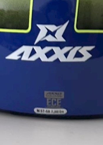 Axxis Square Gloss Blue Yarım Kask - M - Görsel 7