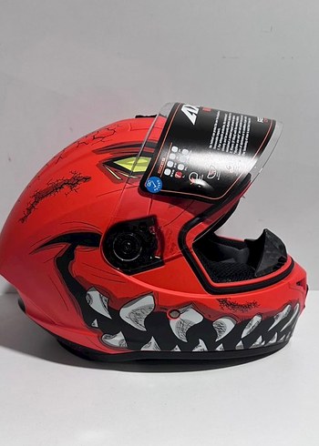 Axxis Draken S Forza Mat Ree Full Face Kask - L - Görsel 4