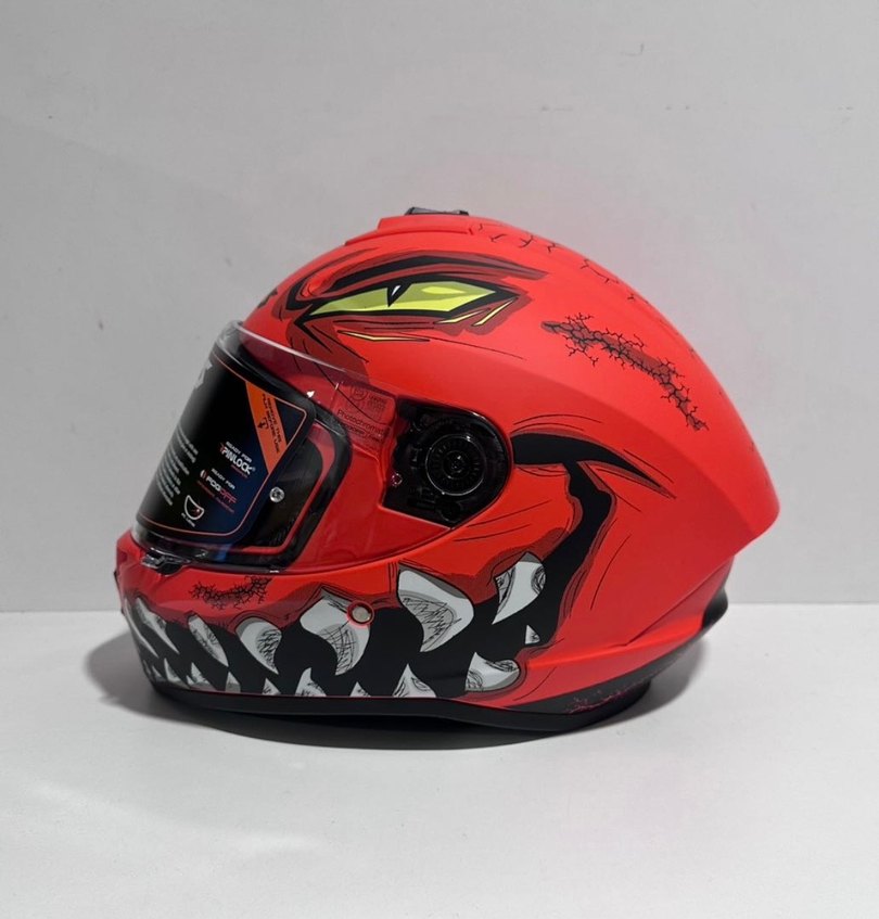 Axxis Draken S Forza Mat Ree Full Face Kask - L - Görsel 2