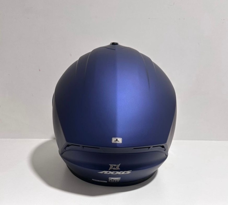 Axxis Draken S Solid Mat Blue Full Face Kask - L - Görsel 5