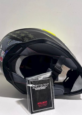 Sway SW-X60 Sand Yellow Cross Kask - XXL - Görsel 7