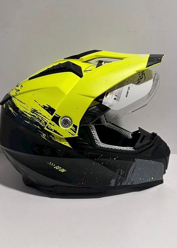 Sway SW-X60 Sand Yellow Cross Kask - XXL - Görsel 4