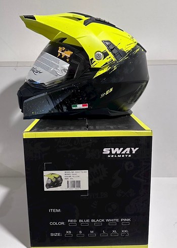 Sway SW-X60 Sand Yellow Cross Kask - XXL - Görsel 8