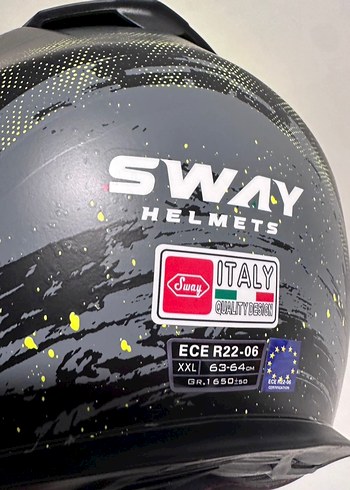 Sway SW-X60 Sand Yellow Cross Kask - XXL - Görsel 6